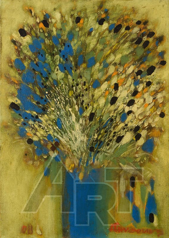 Ануфриев В. "Цветы в синей вазе"